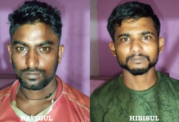 വീട്   കുത്തിത്തുറന്നു   മോഷണം   നടത്തിയ   കേസിൽ   അന്യസംസ്ഥാനകാരായ   പ്രതികൾ   പിടിയിൽ