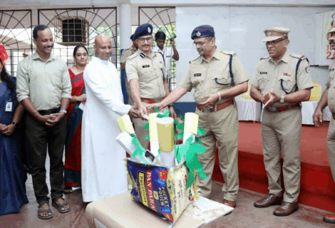 ലഹരി വിരുദ്ധ ദിനാചരണം  2025- സിറ്റി പോലീസിനൊപ്പം  അണിചേർന്ന്     സെന്റ് ആൽബർട്ട്സ് ഹൈസ്ക്കൂൾ