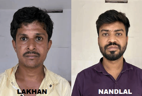 സ്വർണത്തിനുപകരം  മുക്കുപണ്ടം  നൽകി  10  ലക്ഷം  രൂപ  കൈക്കലാക്കിയ  പ്രതികളെ  പിടികൂടി