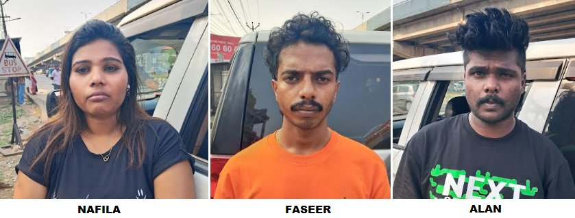 പാലാരിവട്ടത്ത്  വൻ  രാസലഹരി  വേട്ട