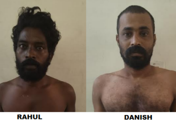 ആൺ സുഹൃത്തിനെ കത്തി കാണിച്ച് ഭീഷണിപ്പെടുത്തി യുവതിയെ ബലാത്സംഗം ചെയ്യാൻ ശ്രമിച്ച കുറ്റവാളികൾ പിടിയിൽ