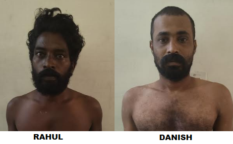 ആൺ സുഹൃത്തിനെ കത്തി കാണിച്ച് ഭീഷണിപ്പെടുത്തി യുവതിയെ ബലാത്സംഗം ചെയ്യാൻ ശ്രമിച്ച കുറ്റവാളികൾ പിടിയിൽ