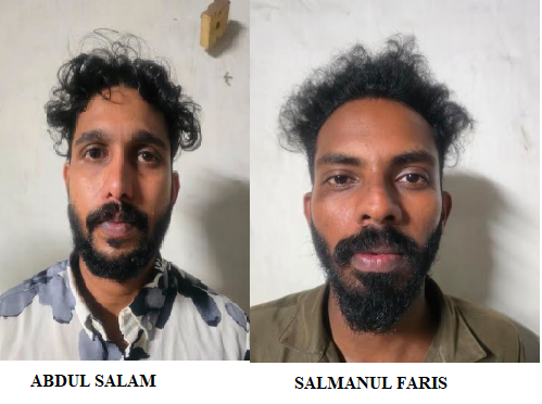 ഓപ്പറേഷൻ  തൂഫാൻ -  രാസ ലഹരിയുമായി യുവാക്കൾ പിടിയിൽ