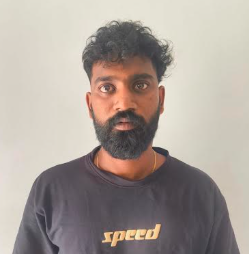 രാജസ്ഥാനിൽ  റിട്ടയർ  ചെയ്ത  ജഡ്ജിയുടെ  പക്കൽനിന്നും  വെർച്വൽ   അറസ്റ്റ് ചെയ്യും എന്നു പറഞ്ഞ്  രണ്ടരക്കോടി  തട്ടിയെടുത്ത  കേസിലെ  സംഘാംഗം  പിടിയിൽ